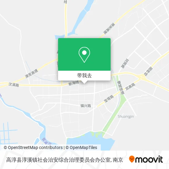 高淳县淳溪镇社会治安综合治理委员会办公室地图