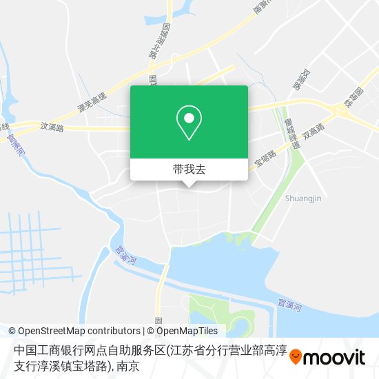 中国工商银行网点自助服务区(江苏省分行营业部高淳支行淳溪镇宝塔路)地图