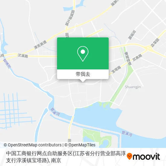 中国工商银行网点自助服务区(江苏省分行营业部高淳支行淳溪镇宝塔路)地图