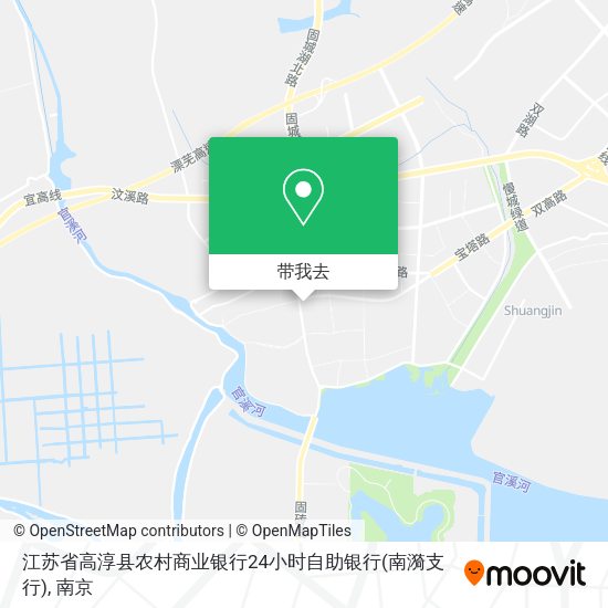 江苏省高淳县农村商业银行24小时自助银行(南漪支行)地图
