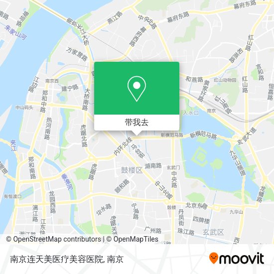 南京连天美医疗美容医院地图
