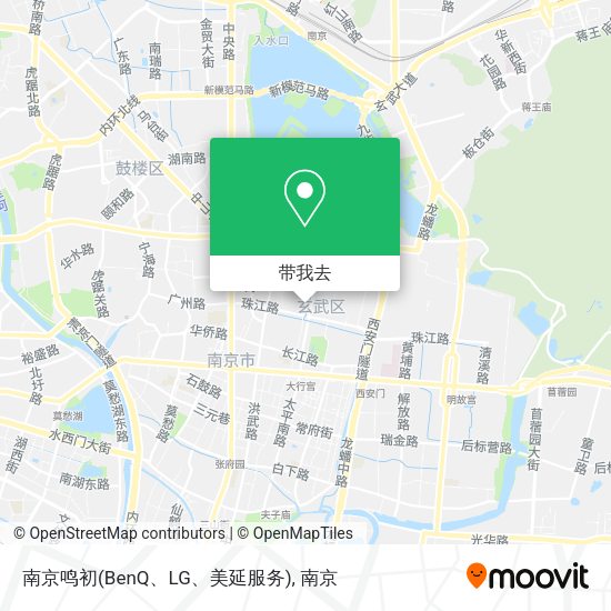 南京鸣初(BenQ、LG、美延服务)地图