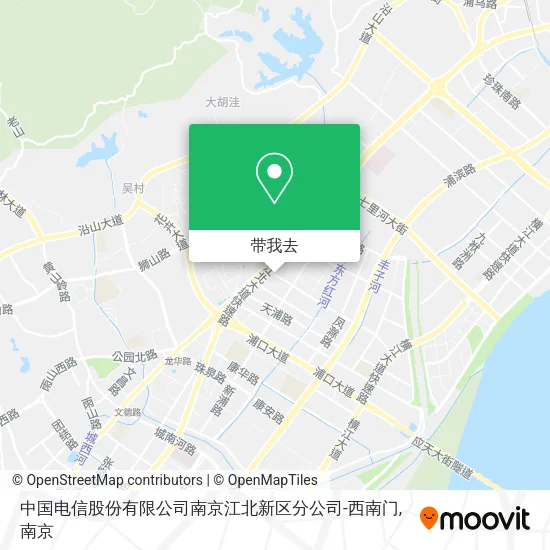 中国电信股份有限公司南京江北新区分公司-西南门地图