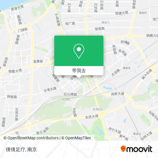 倩倩足疗地图