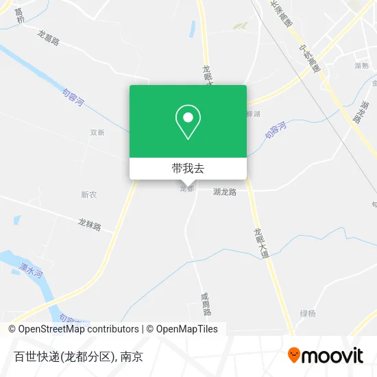 百世快递(龙都分区)地图
