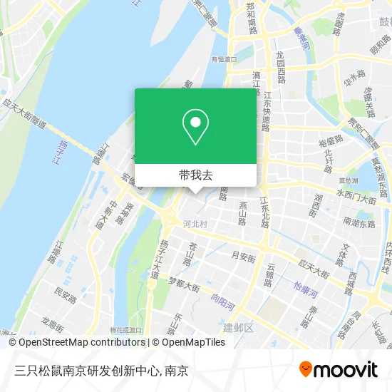 三只松鼠南京研发创新中心地图