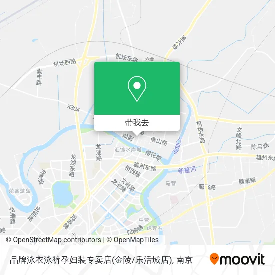 品牌泳衣泳裤孕妇装专卖店(金陵/乐活城店)地图