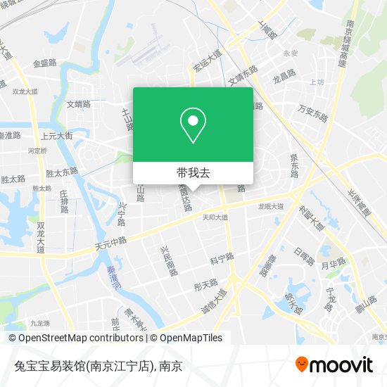 兔宝宝易装馆(南京江宁店)地图