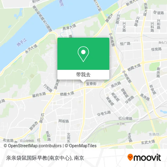 亲亲袋鼠国际早教(南京中心)地图