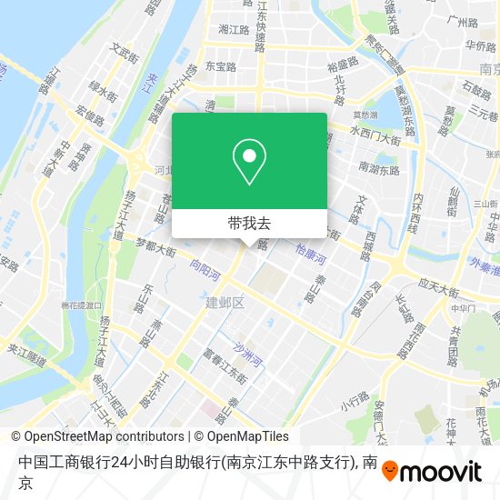 中国工商银行24小时自助银行(南京江东中路支行)地图