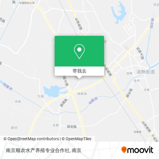 南京顺农水产养殖专业合作社地图