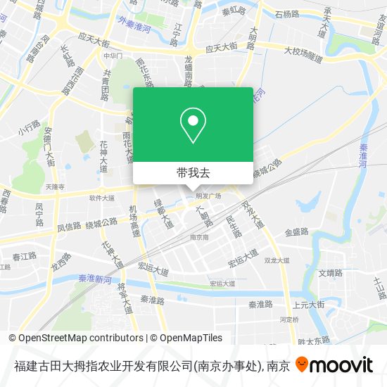 福建古田大拇指农业开发有限公司(南京办事处)地图