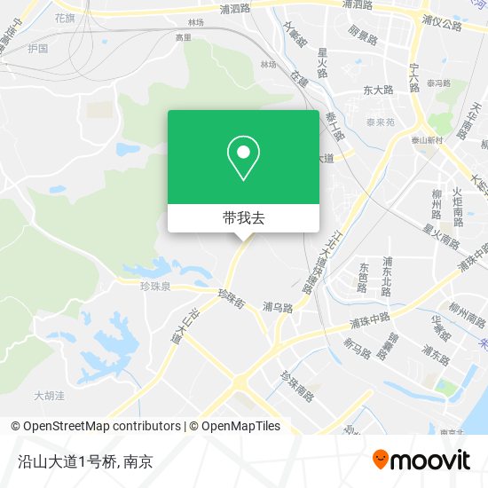沿山大道1号桥地图