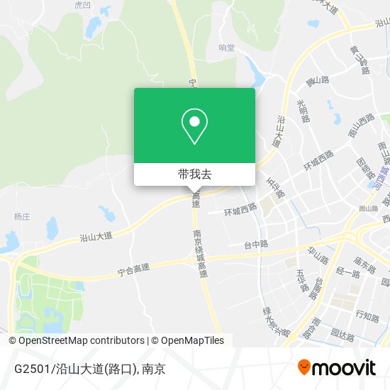 G2501/沿山大道(路口)地图