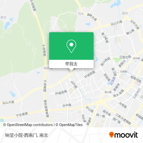 响堂小院-西南门地图
