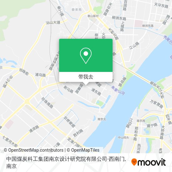 中国煤炭科工集团南京设计研究院有限公司-西南门地图
