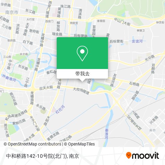 中和桥路142-10号院(北门)地图
