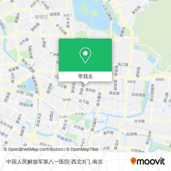 中国人民解放军第八一医院-西北3门地图