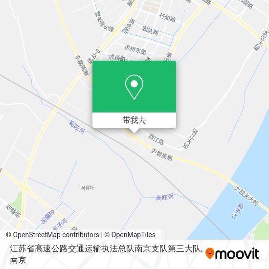 江苏省高速公路交通运输执法总队南京支队第三大队地图