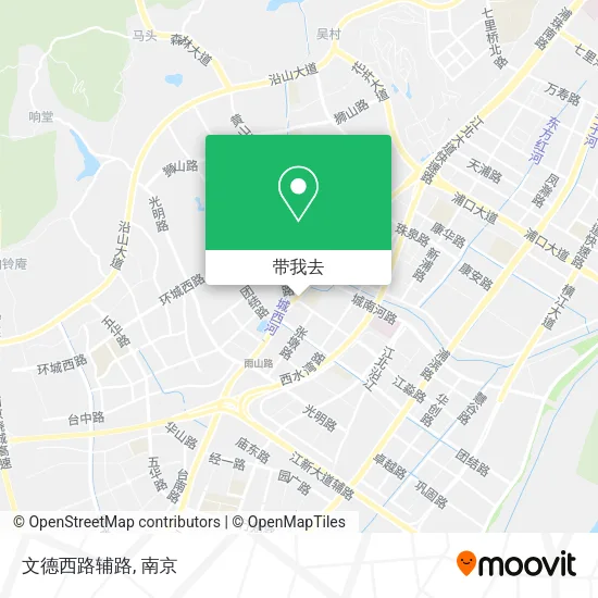 文德西路辅路地图