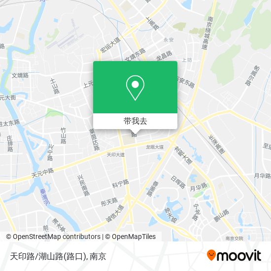 天印路/湖山路(路口)地图
