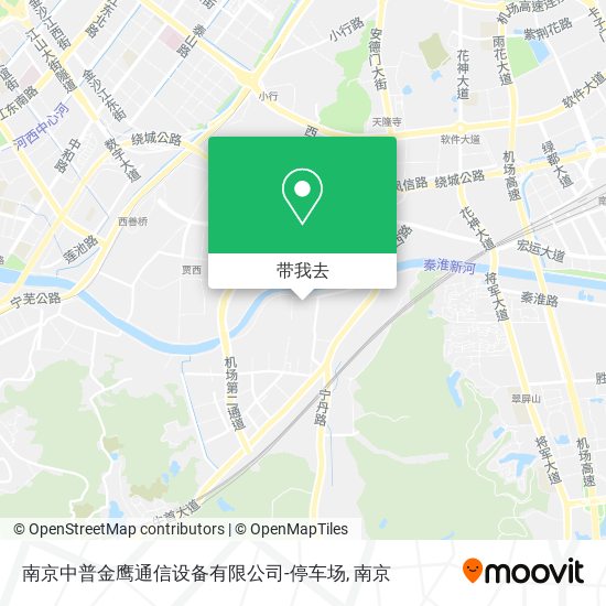 南京中普金鹰通信设备有限公司-停车场地图