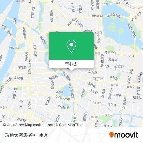 瑞迪大酒店-茶社地图