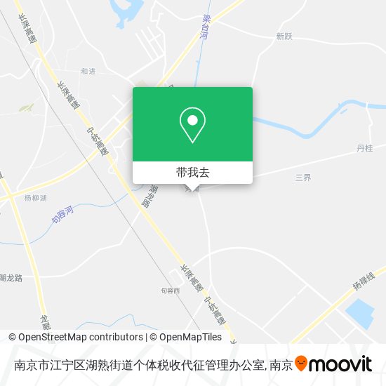 南京市江宁区湖熟街道个体税收代征管理办公室地图