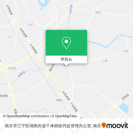 南京市江宁区湖熟街道个体税收代征管理办公室地图