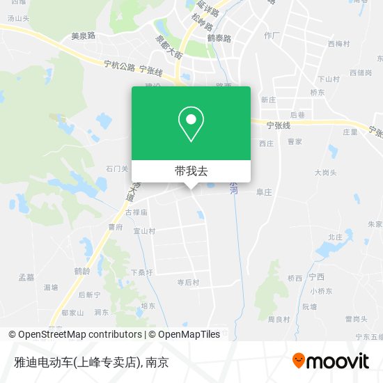 雅迪电动车(上峰专卖店)地图