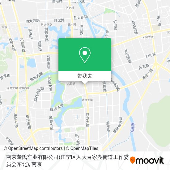 南京董氏车业有限公司(江宁区人大百家湖街道工作委员会东北)地图