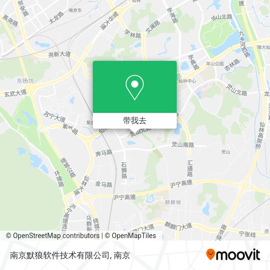 南京默狼软件技术有限公司地图