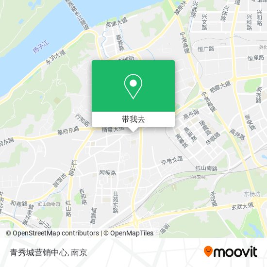 青秀城营销中心地图