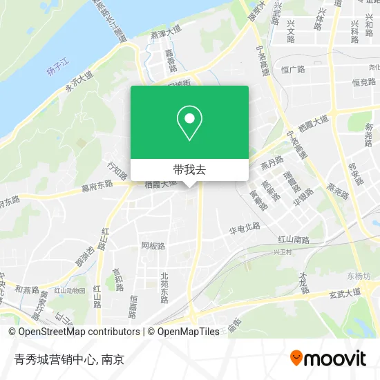 青秀城营销中心地图