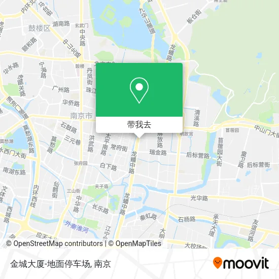 金城大厦-地面停车场地图