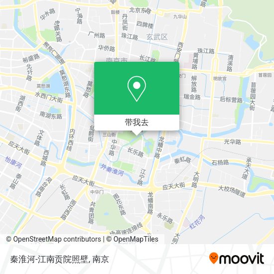 秦淮河-江南贡院照壁地图