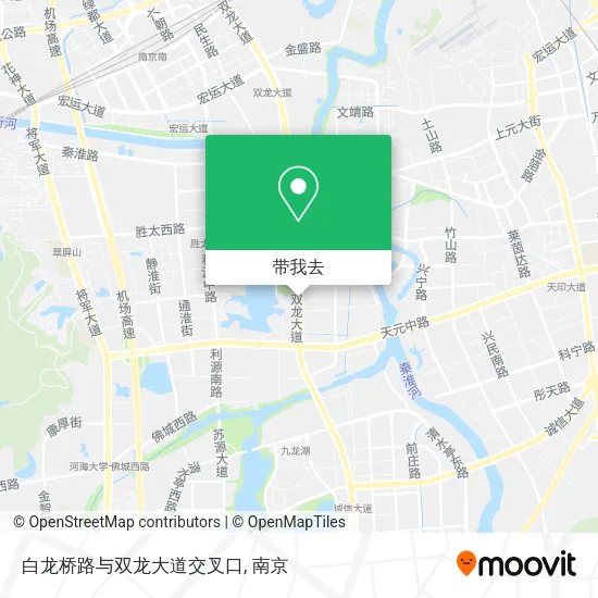 白龙桥路与双龙大道交叉口地图