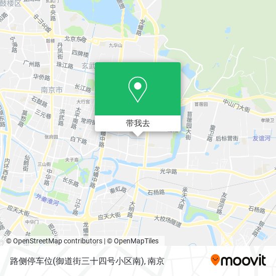 路侧停车位(御道街三十四号小区南)地图