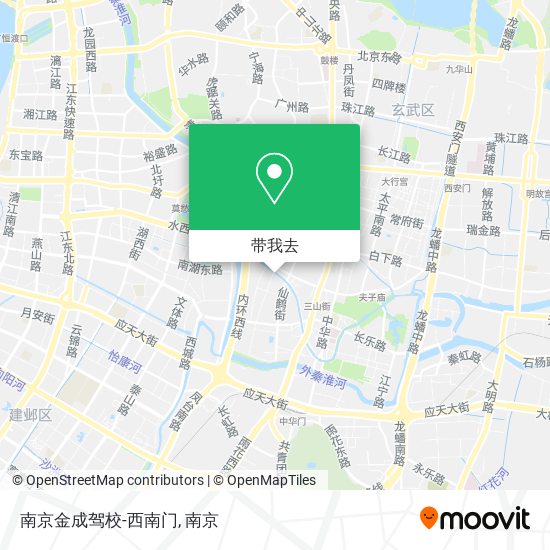 南京金成驾校-西南门地图