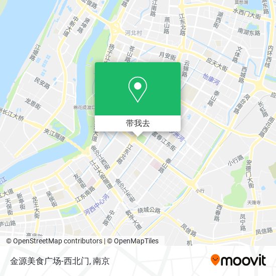 金源美食广场-西北门地图