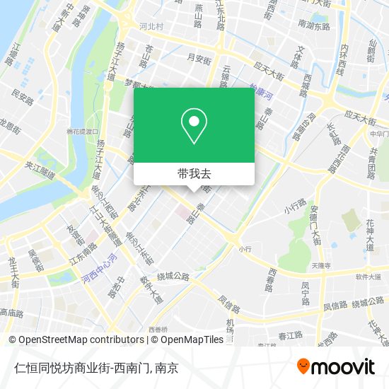 仁恒同悦坊商业街-西南门地图