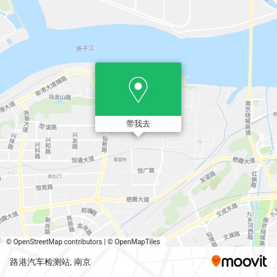 路港汽车检测站地图