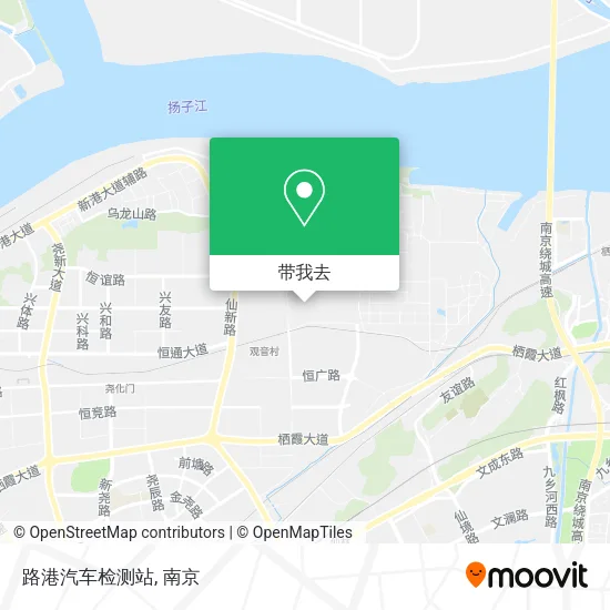 路港汽车检测站地图