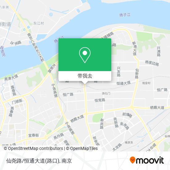 仙尧路/恒通大道(路口)地图