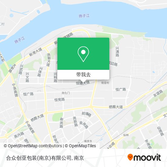 合众创亚包装(南京)有限公司地图