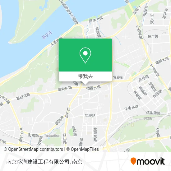 南京盛海建设工程有限公司地图