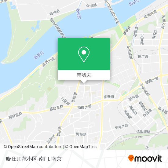 晓庄师范小区-南门地图
