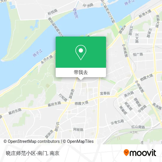 晓庄师范小区-南门地图