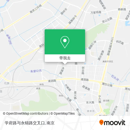 学府路与永锦路交叉口地图