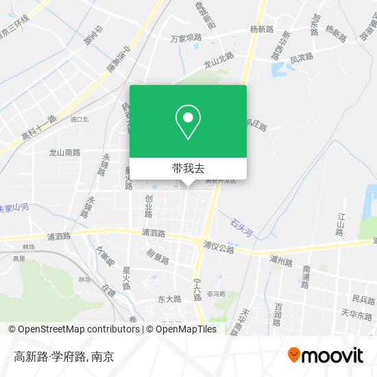 高新路·学府路地图